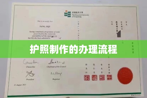 武鸣护照制作的办理流程