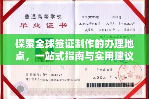 武鸣探索全球签证制作的办理地点，一站式指南与实用建议