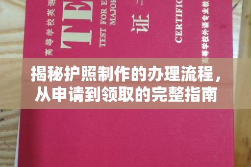 武鸣揭秘护照制作的办理流程，从申请到领取的完整指南