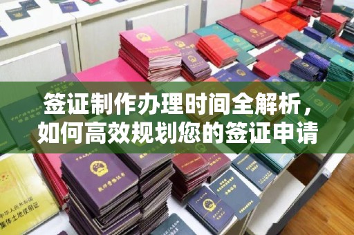 武鸣签证制作办理时间全解析，如何高效规划您的签证申请流程